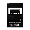 Мяч футзал. TORRES Futsal Club, FS323764, р.4, 10 пан. ПУ, 4 под. сл, гибрид. сш. бело-зел-оранж